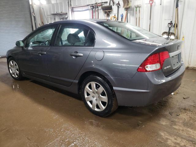 19XFA1F58BE049280 - 2011 HONDA CIVIC LX GRAY photo 2