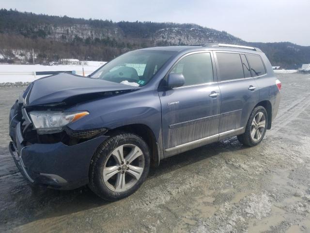 5TDDK3EH6CS149462 - 2012 TOYOTA HIGHLANDER LIMITED BLUE photo 1