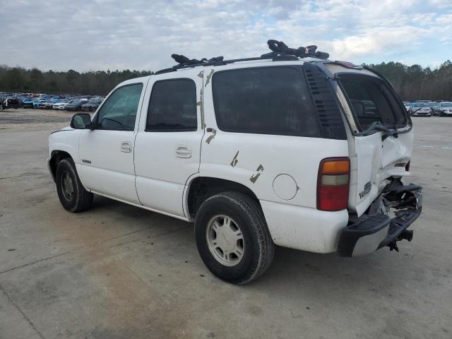 1GKEC13VX2R119168 - 2002 GMC YUKON WHITE photo 2