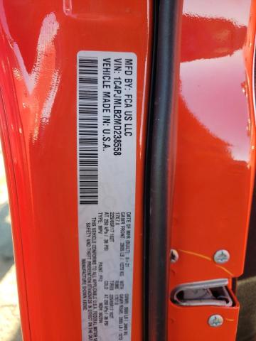 1C4PJMLB2MD238558 - 2021 JEEP CHEROKEE LATITUDE PLUS ORANGE photo 14