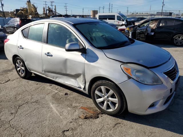 3N1CN7AP3CL811708 - 2012 NISSAN VERSA S SILVER photo 4