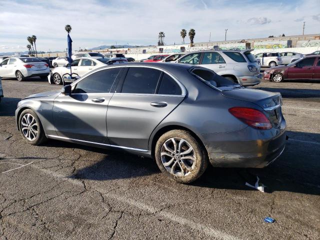 55SWF4JB7HU218447 - 2017 MERCEDES-BENZ C 300 GRAY photo 2