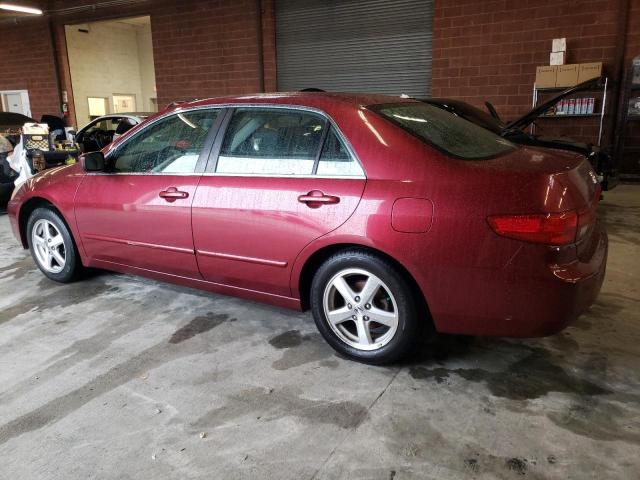 1HGCM56765A020078 - 2005 HONDA ACCORD EX BURGUNDY photo 2