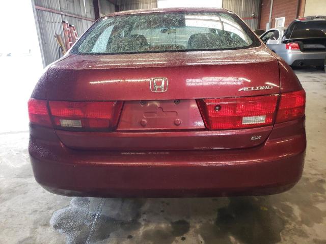 1HGCM56765A020078 - 2005 HONDA ACCORD EX BURGUNDY photo 6