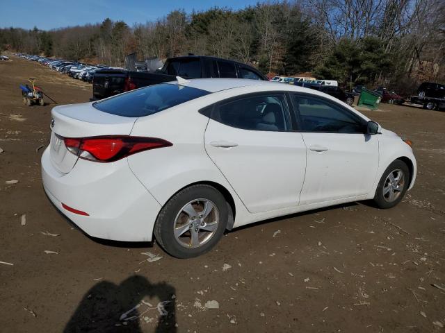 5NPDH4AEXEH512290 - 2014 HYUNDAI ELANTRA SE WHITE photo 3