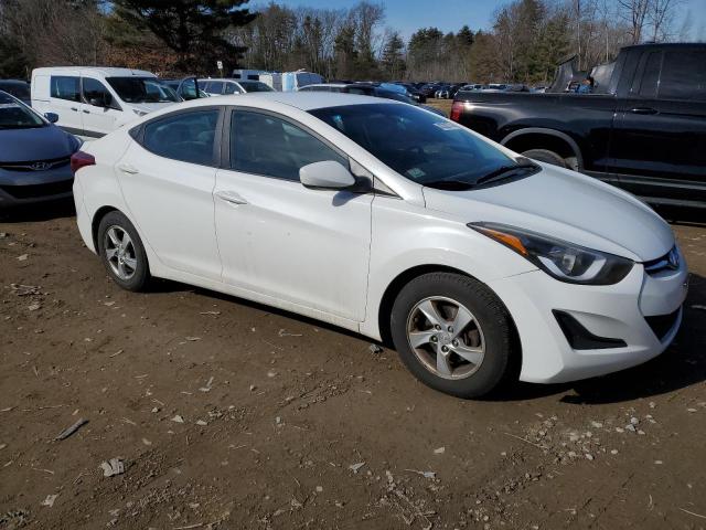 5NPDH4AEXEH512290 - 2014 HYUNDAI ELANTRA SE WHITE photo 4