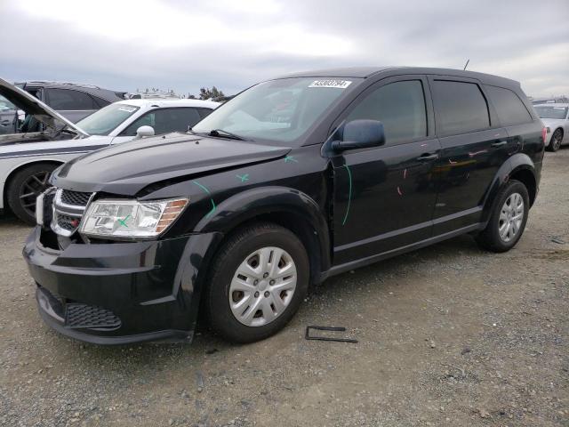 3C4PDCAB3DT671336 - 2013 DODGE JOURNEY SE BLACK photo 1