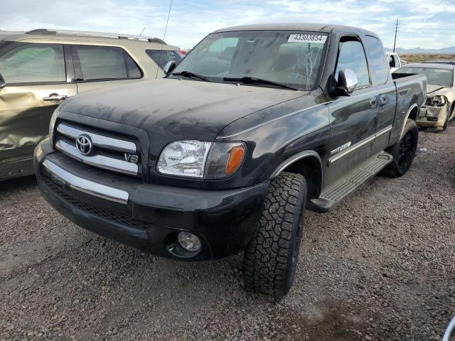 5TBRT34123S436099 - 2003 TOYOTA TUNDRA ACCESS CAB SR5 BLACK photo 1