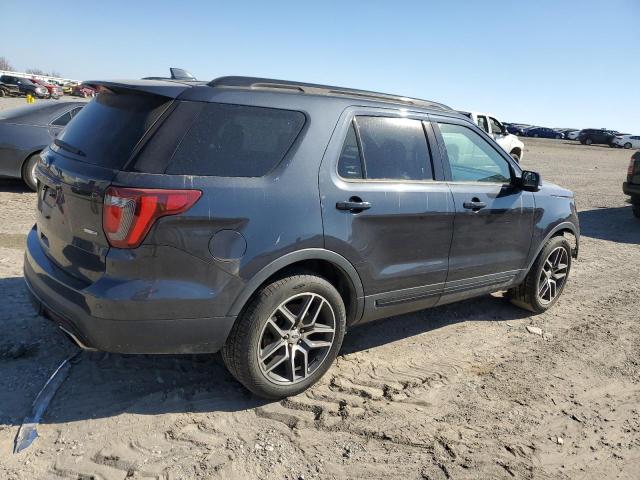 1FM5K8GT2HGC44942 - 2017 FORD EXPLORER SPORT CHARCOAL photo 3