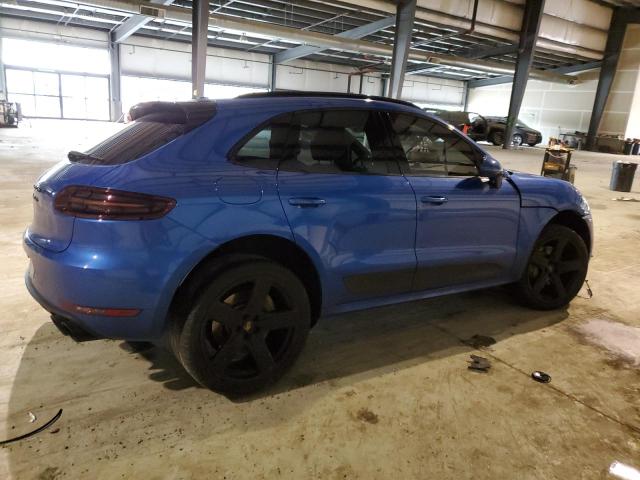 WP1AF2A59GLB91885 - 2016 PORSCHE MACAN TURBO BLUE photo 3