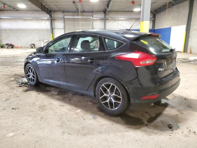 1FADP3M26JL208299 - 2018 FORD FOCUS SEL BLACK photo 2