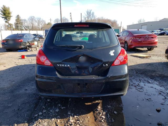 3N1BC1CPXAL439325 - 2010 NISSAN VERSA AUTO S BLACK photo 6