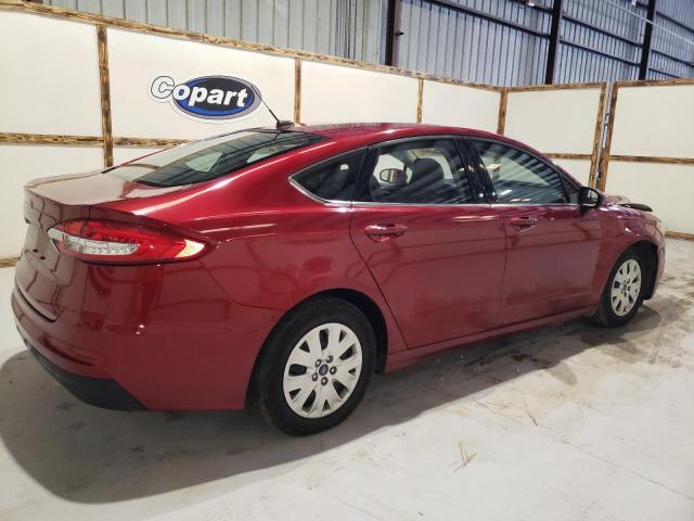 3FA6P0G70KR229909 - 2019 FORD FUSION S RED photo 3