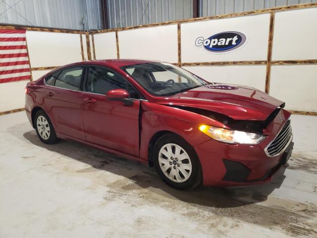 3FA6P0G70KR229909 - 2019 FORD FUSION S RED photo 4