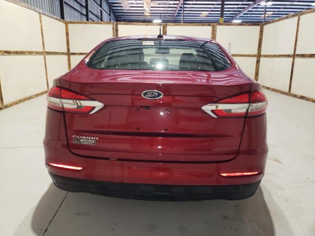 3FA6P0G70KR229909 - 2019 FORD FUSION S RED photo 6