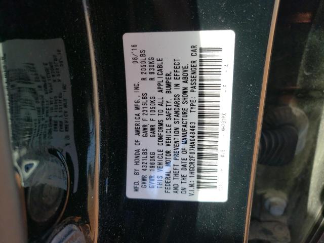 1HGCR2F07HA048463 - 2017 HONDA ACCORD EX BLACK photo 13