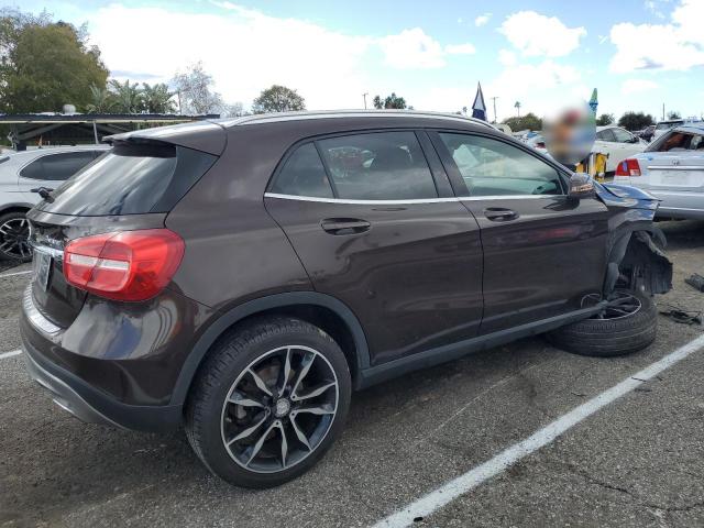 WDCTG4GB1FJ037322 - 2015 MERCEDES-BENZ GLA 250 4MATIC BROWN photo 3