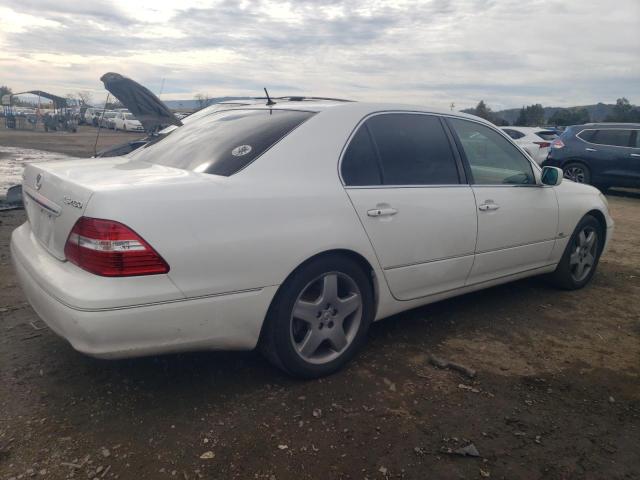 JTHBN36FX40145218 - 2004 LEXUS LS 430 WHITE photo 3