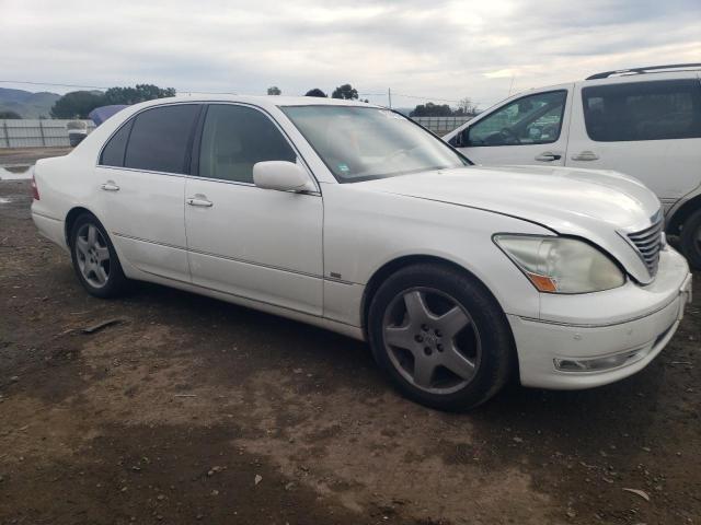 JTHBN36FX40145218 - 2004 LEXUS LS 430 WHITE photo 4