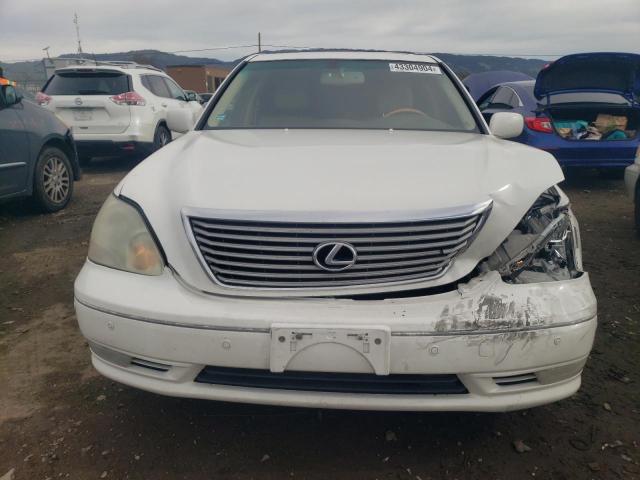 JTHBN36FX40145218 - 2004 LEXUS LS 430 WHITE photo 5