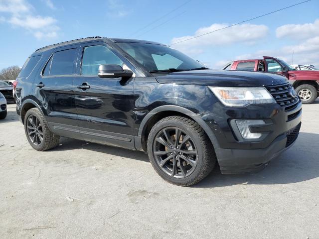 1FM5K7D80HGC63645 - 2017 FORD EXPLORER XLT BLACK photo 4