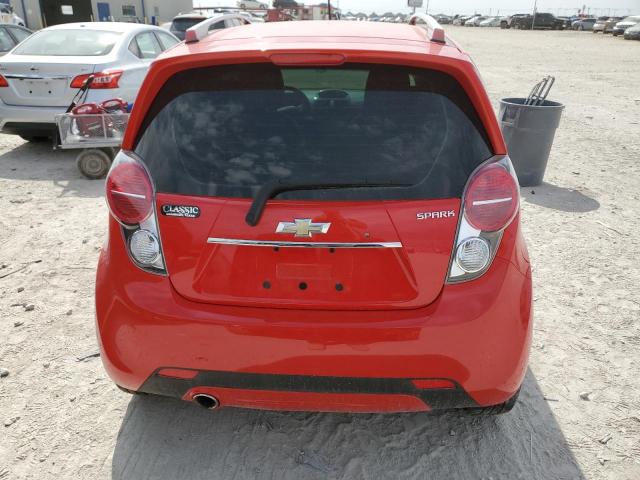 KL8CF6S99EC489541 - 2014 CHEVROLET SPARK 2LT RED photo 6