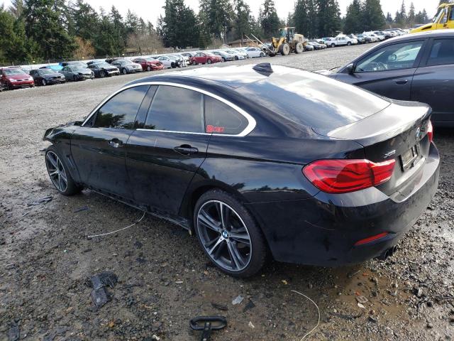 WBA4J3C5XJBG91177 - 2018 BMW 430XI GRAN COUPE BLACK photo 2