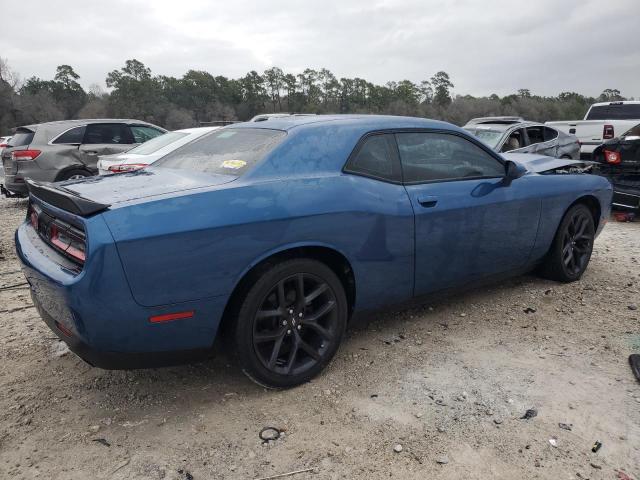 2C3CDZAG3LH218732 - 2020 DODGE CHALLENGER SXT BLUE photo 3