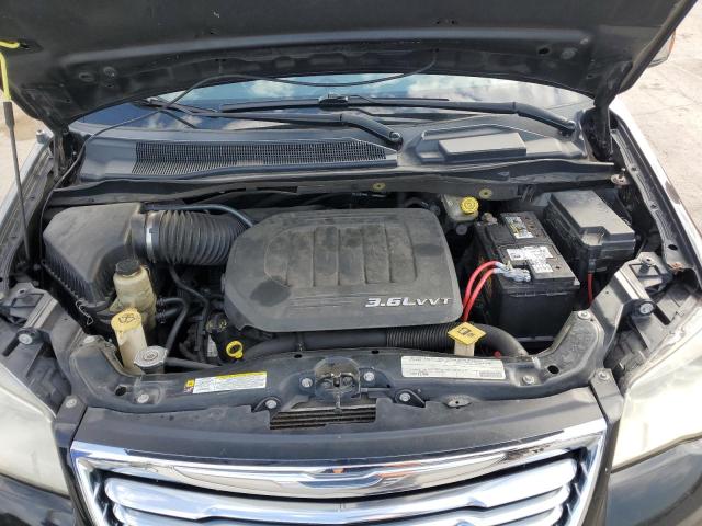 2A4RR6DG1BR612458 - 2011 CHRYSLER TOWN & COU LIMITED BLACK photo 12