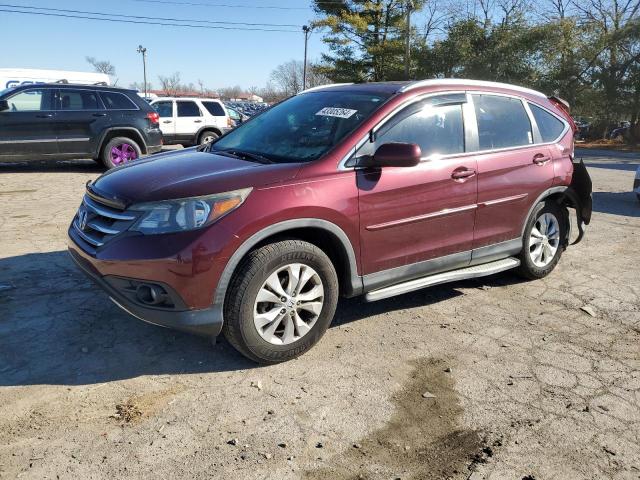 5J6RM4H72DL009687 - 2013 HONDA CR-V EXL BURGUNDY photo 1