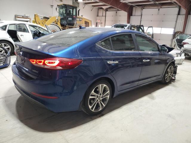 5NPD84LF8HH097710 - 2017 HYUNDAI ELANTRA SE BLUE photo 3