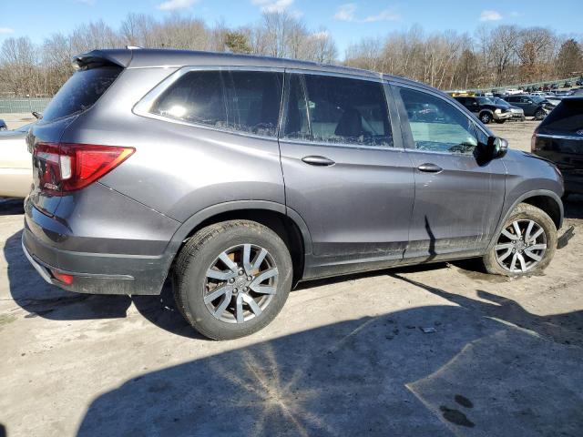 5FNYF6H58KB080284 - 2019 HONDA PILOT EXL GRAY photo 3