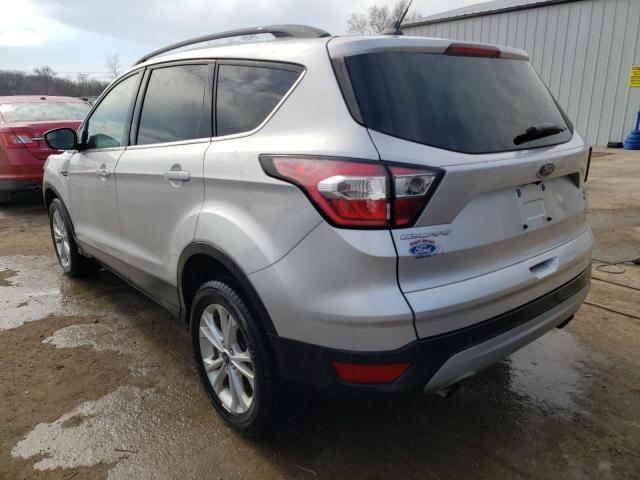 1FMCU9HD2JUB99619 - 2018 FORD ESCAPE SEL SILVER photo 2