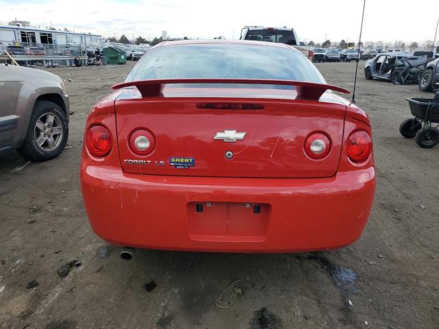 1G1AL12F157592504 - 2005 CHEVROLET COBALT LS RED photo 6