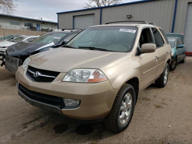 2HNYD186X2H516283 - 2002 ACURA MDX TOURING GOLD photo 1