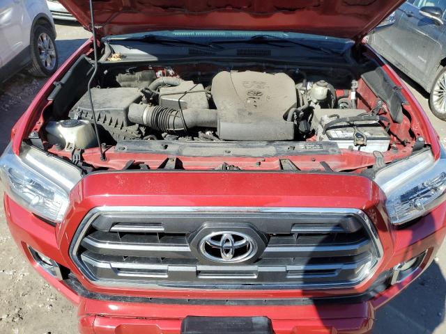 3TMGZ5AN2HM099442 - 2017 TOYOTA TACOMA DOUBLE CAB RED photo 11