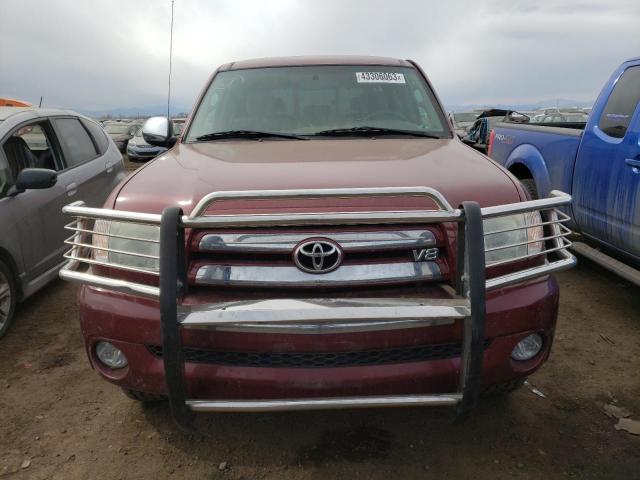 5TBBT44186S482516 - 2006 TOYOTA TUNDRA ACCESS CAB SR5 BURGUNDY photo 5