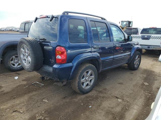 1J8GL58K94W141864 - 2004 JEEP LIBERTY 4D LIMITED BLUE photo 3