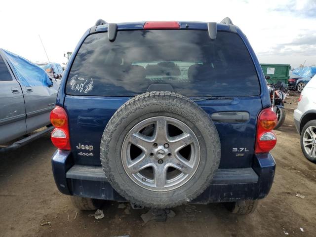 1J8GL58K94W141864 - 2004 JEEP LIBERTY 4D LIMITED BLUE photo 6