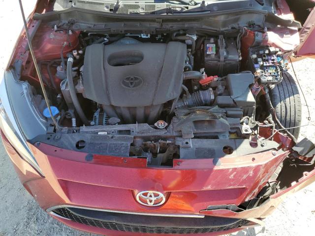 3MYDLBYV2KY510574 - 2019 TOYOTA YARIS L RED photo 11