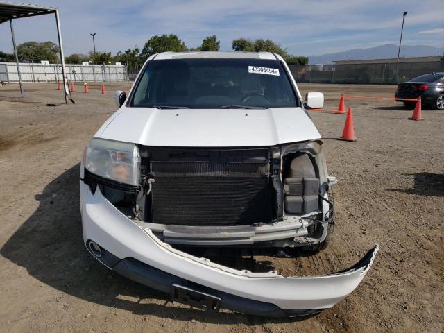 5FNYF3H71DB019295 - 2013 HONDA PILOT EXLN WHITE photo 5