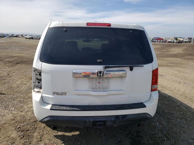 5FNYF3H71DB019295 - 2013 HONDA PILOT EXLN WHITE photo 6