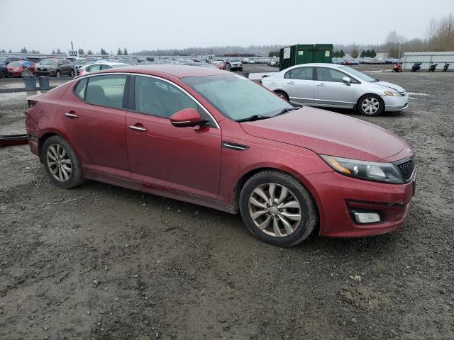 5XXGM4A74EG303553 - 2014 KIA OPTIMA LX RED photo 4