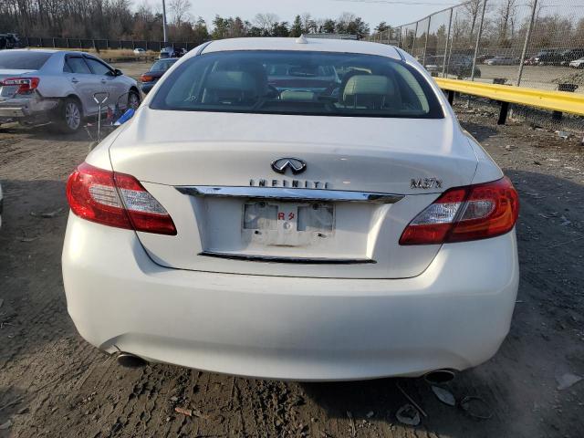 JN1BY1AR8BM374049 - 2011 INFINITI M37 X WHITE photo 6