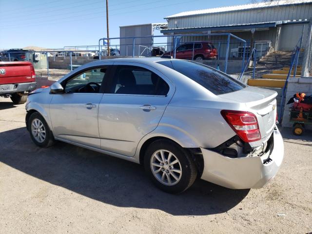 1G1JD5SH7J4110605 - 2018 CHEVROLET SONIC LT SILVER photo 2