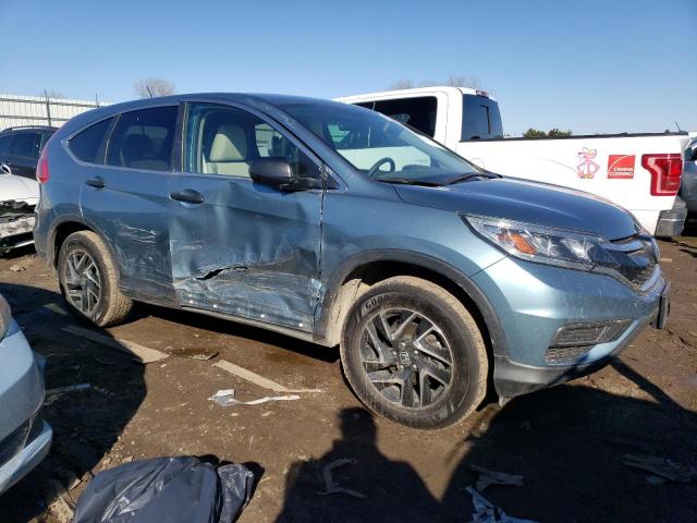 2HKRM4H44GH677995 - 2016 HONDA CR-V SE TEAL photo 4