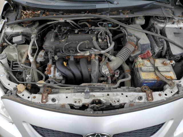 JTDBU4EE5AJ076091 - 2010 TOYOTA COROLLA BASE SILVER photo 11