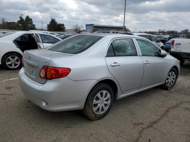 JTDBU4EE5AJ076091 - 2010 TOYOTA COROLLA BASE SILVER photo 3