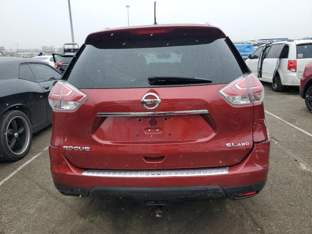 5N1AT2MV7GC730263 - 2016 NISSAN ROGUE S RED photo 6