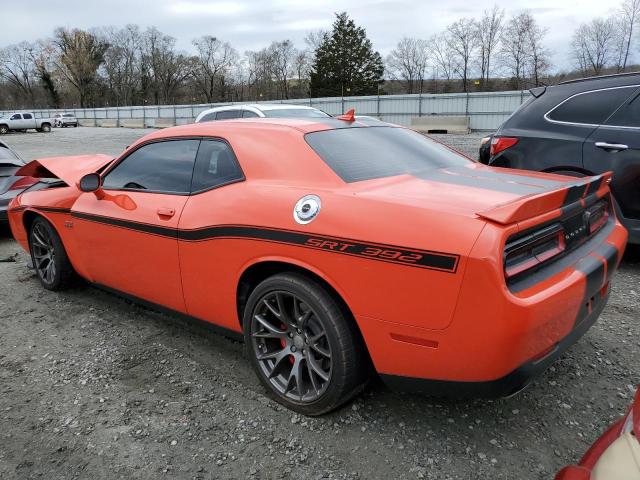 2C3CDZDJ9GH337849 - 2016 DODGE CHALLENGER SRT 392 ORANGE photo 2